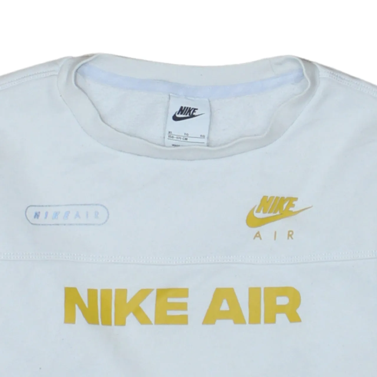 Nike 90's Swoosh Crew Neck Sweatshirt XLarge White sold by Vintage Club product image thumbnail 3