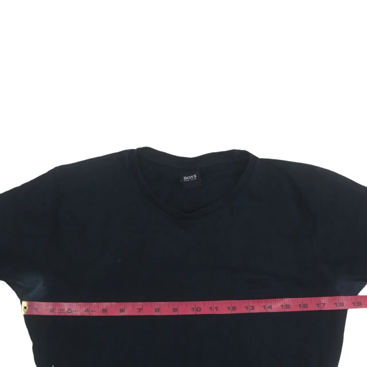 HUGO BOSS 90's Short Sleeves Crew Neck T Shirt Large Black sold by Vintage Club product image thumbnail 5