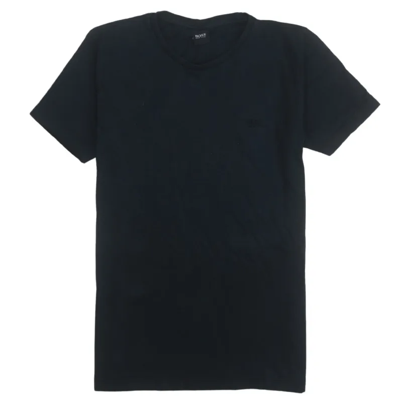 HUGO BOSS 90's Short Sleeves Crew Neck T Shirt Large Black sold by Vintage Club