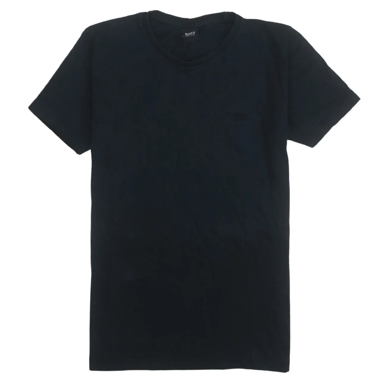 HUGO BOSS 90's Short Sleeves Crew Neck T Shirt Large Black sold by Vintage Club