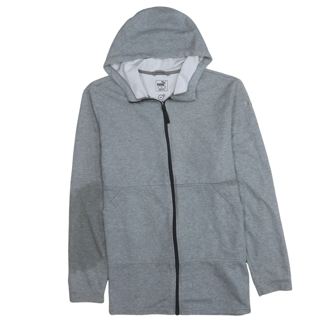 Puma 90's Plain Full Zip Up Hoodie XLarge Grey sold by Vintage Club
