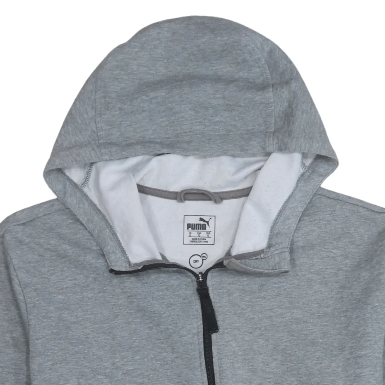 Puma 90's Plain Full Zip Up Hoodie XLarge Grey sold by Vintage Club product image thumbnail 3