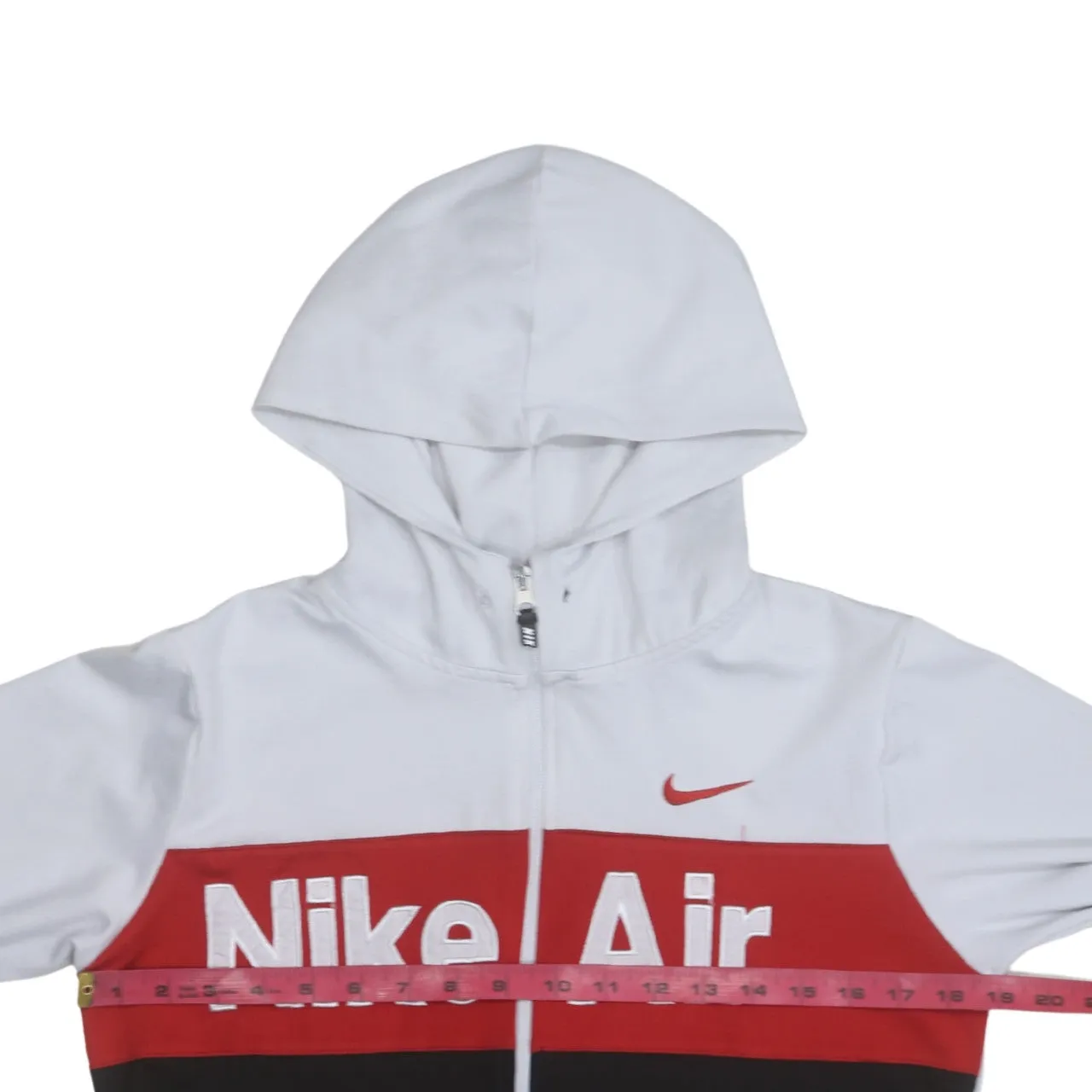 Nike 90's Swoosh Full Zip Up Hoodie Medium Black sold by Vintage Club product image thumbnail 5