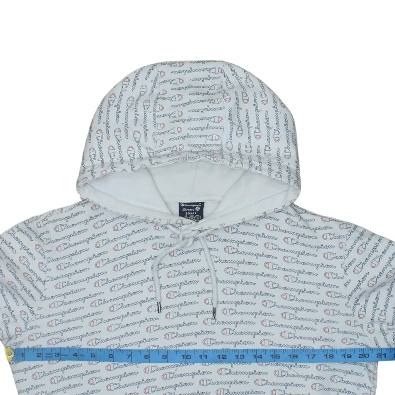 Champion 90's Plain Pullover Hoodie Small White sold by Vintage Club product image thumbnail 5