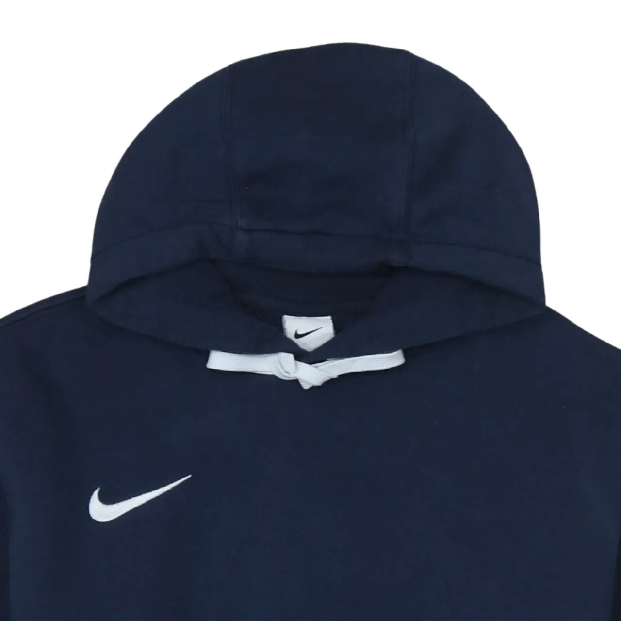 Nike 90's Swoosh Pullover Hoodie Medium Navy Blue sold by Vintage Club product image thumbnail 3