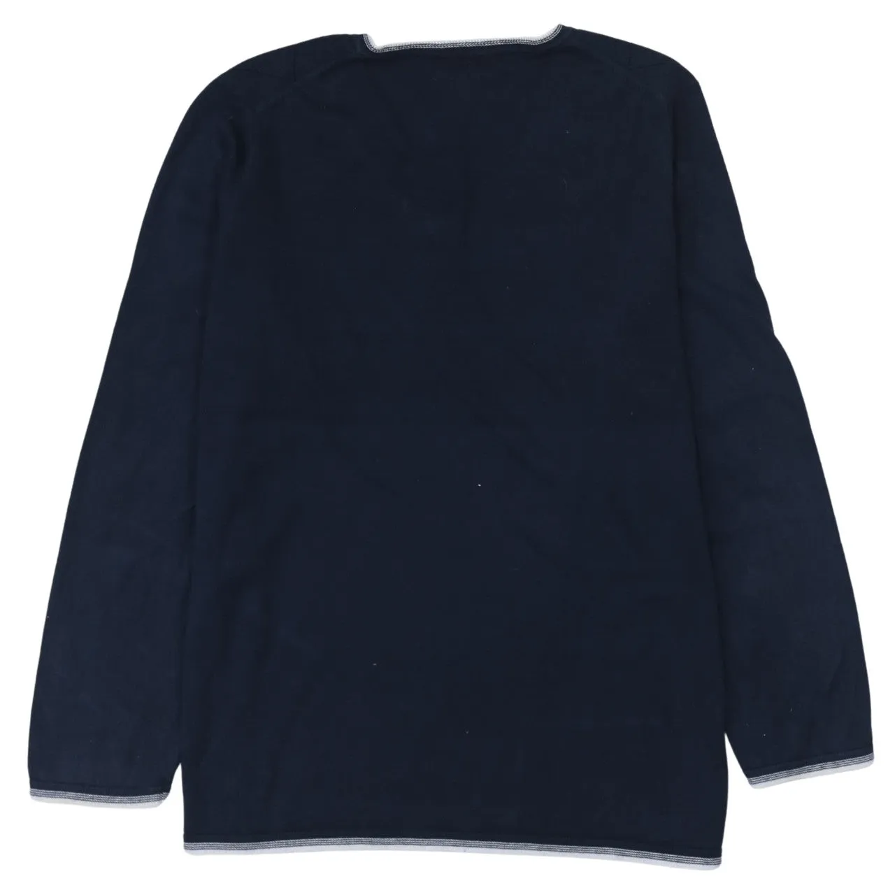 Tommy Hilfiger 90's Lightweight V Neck Sweatshirt XXLarge (2XL) Navy Blue sold by Vintage Club product image thumbnail 2