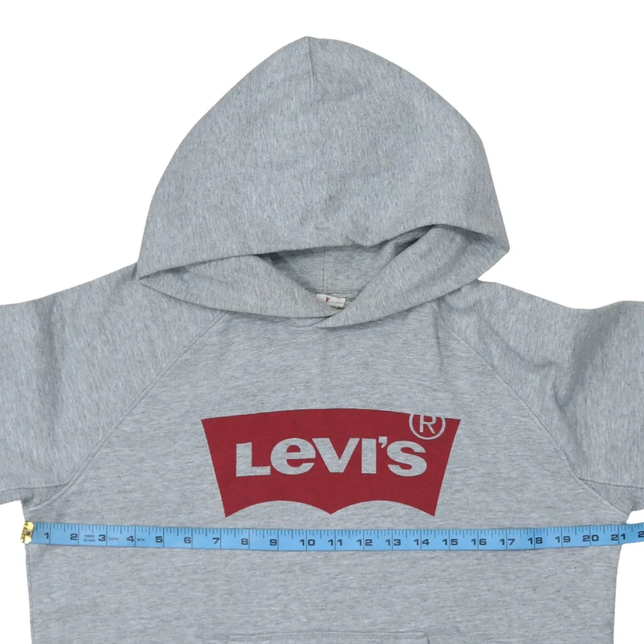 Levi's 90's Spellout Pullover Hoodie Small Grey sold by Vintage Club product image thumbnail 5