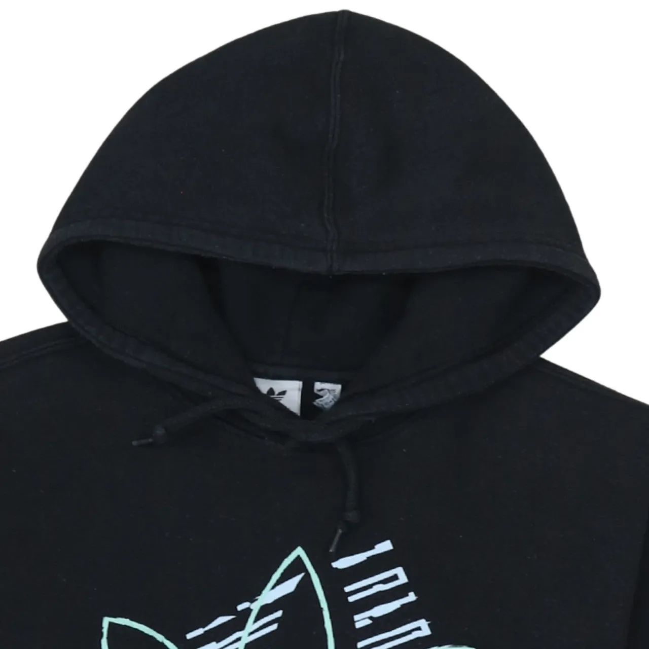 Adidas 90's Spellout Pullover Hoodie XSmall Black sold by Vintage Club product image thumbnail 3