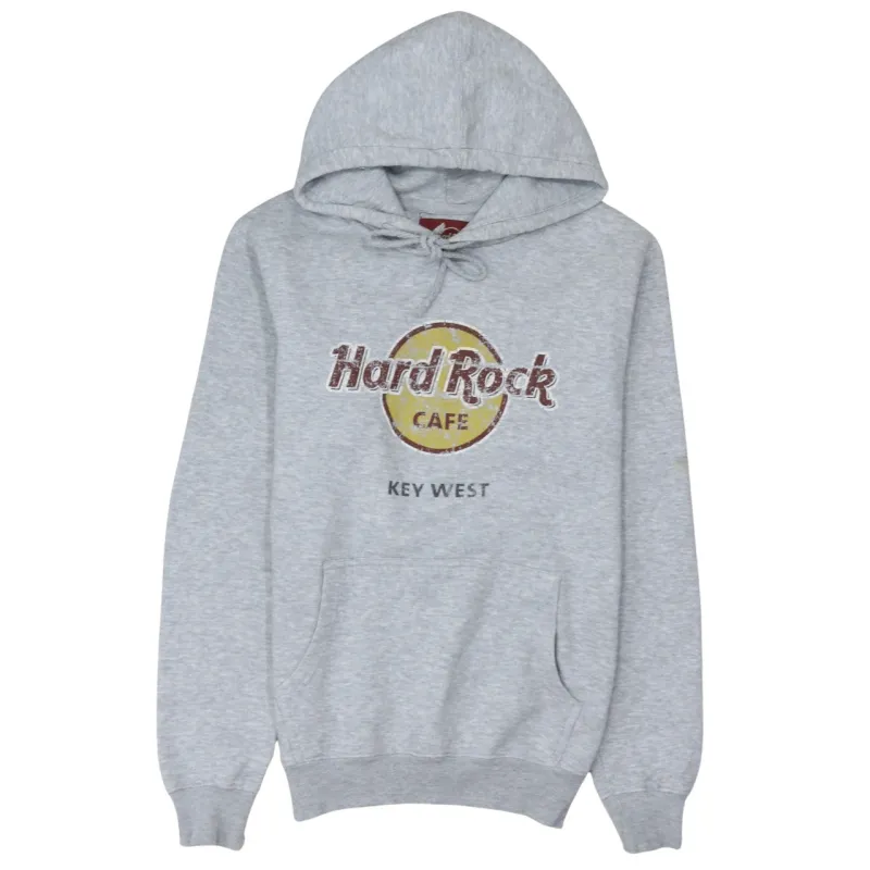 Hard Rock Cafe 90's Spellout Pullover Hoodie Medium Grey sold by Vintage Club