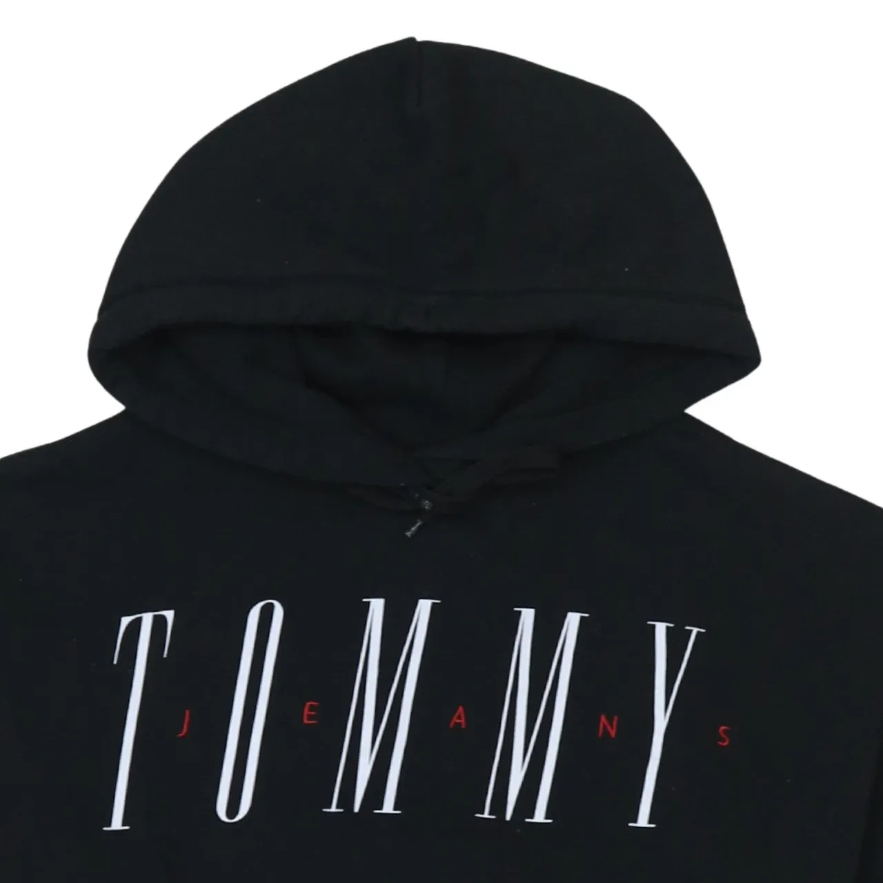 Tommy Jeans 90's Spellout Pullover Hoodie Small Black sold by Vintage Club product image thumbnail 3