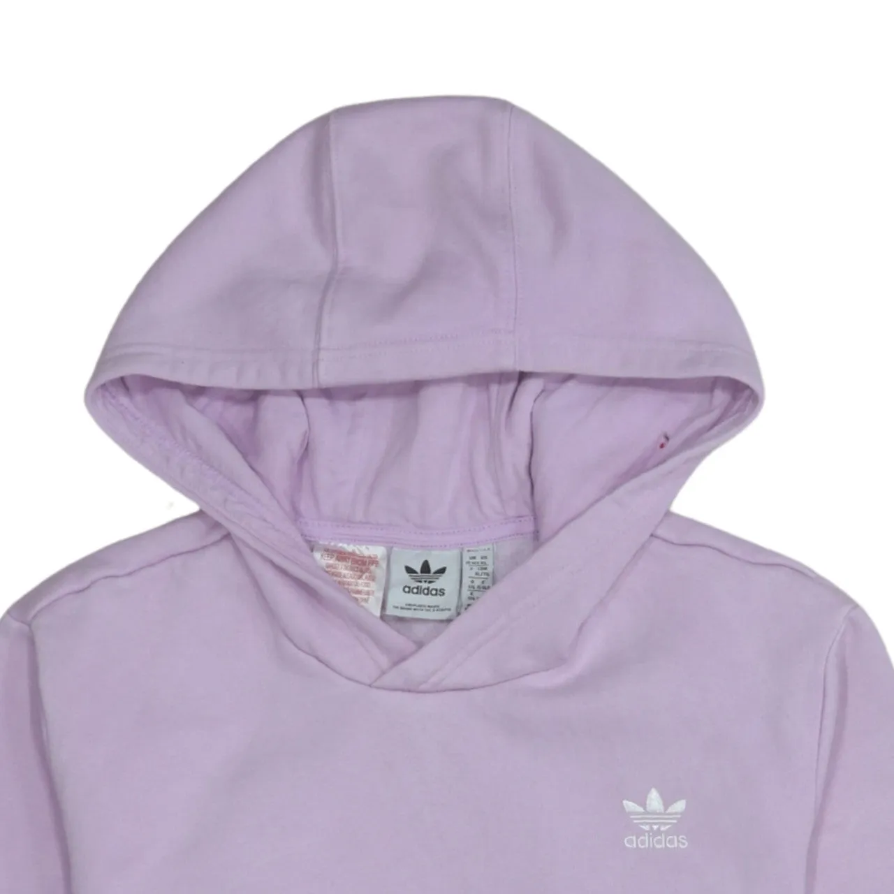 Adidas 90's Drawstring Pockets Pullover Hoodie XLarge Pink sold by Vintage Club product image thumbnail 3
