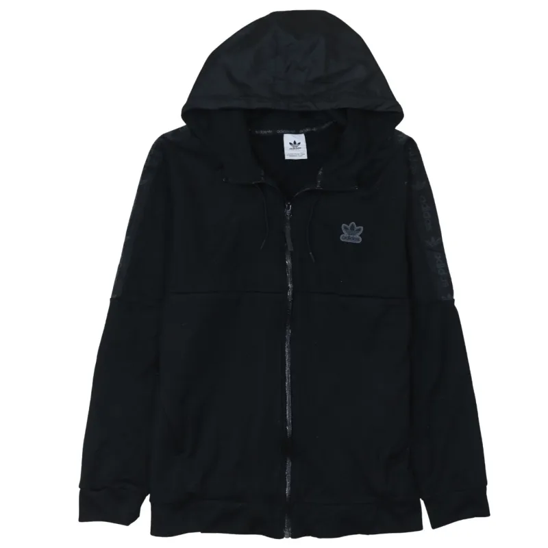 Adidas 90's Lightweight Full Zip Up Hoodie Medium  Black sold by Vintage Club