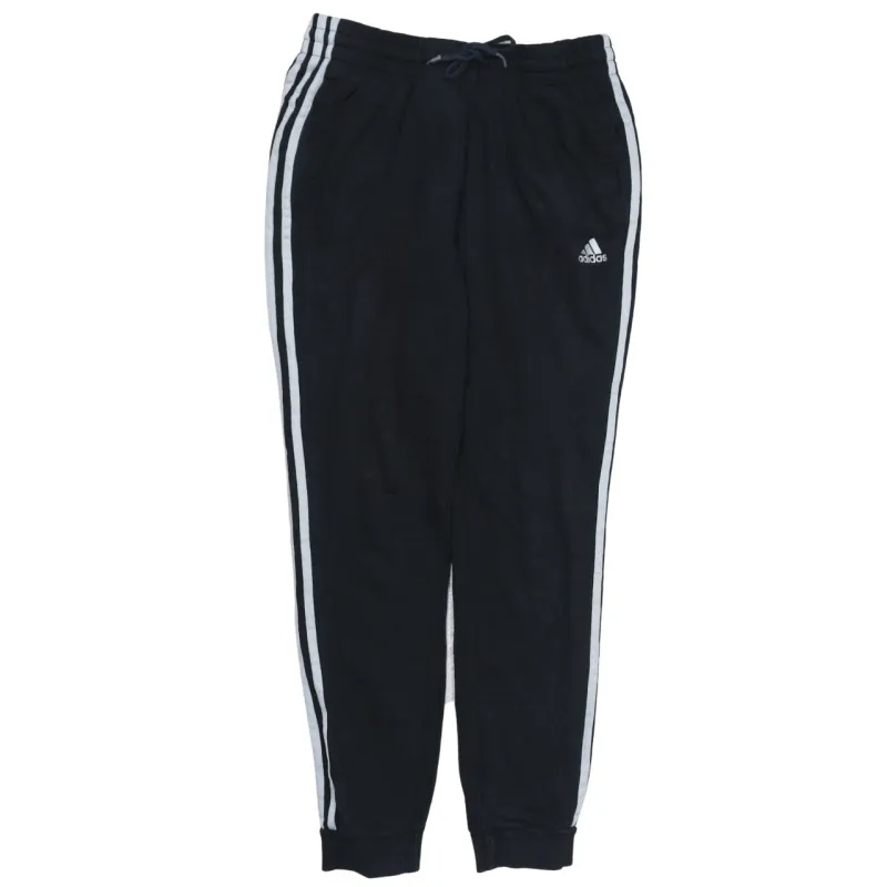 Adidas 90's 3 Stripes Casual Joggers / Sweatpants Medium Black sold by Vintage Club