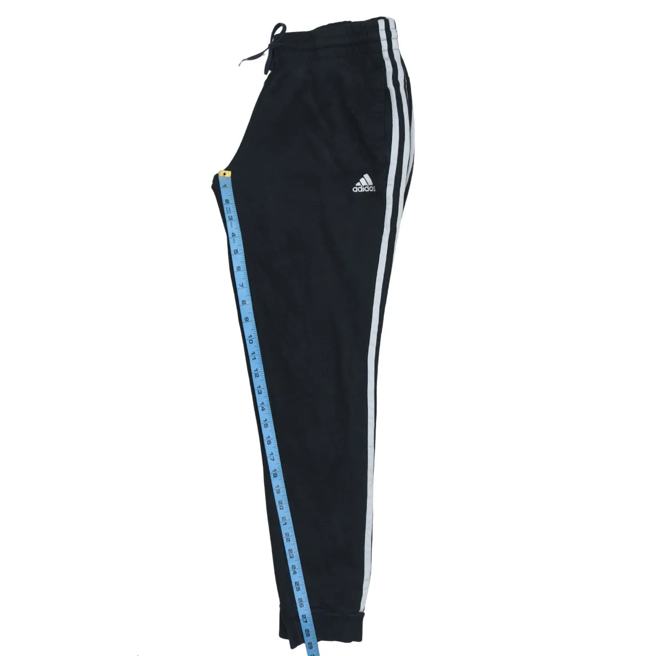 Adidas 90's 3 Stripes Casual Joggers / Sweatpants Medium Black sold by Vintage Club product image thumbnail 5