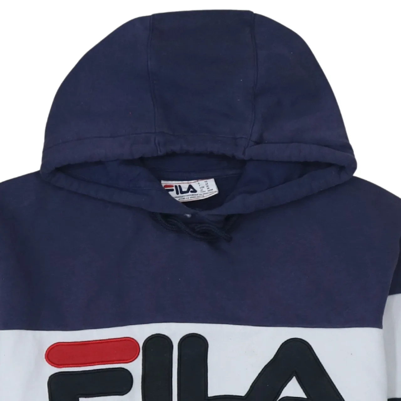 Fila 90's Spellout Pullover Hoodie Medium Black sold by Vintage Club product image thumbnail 3