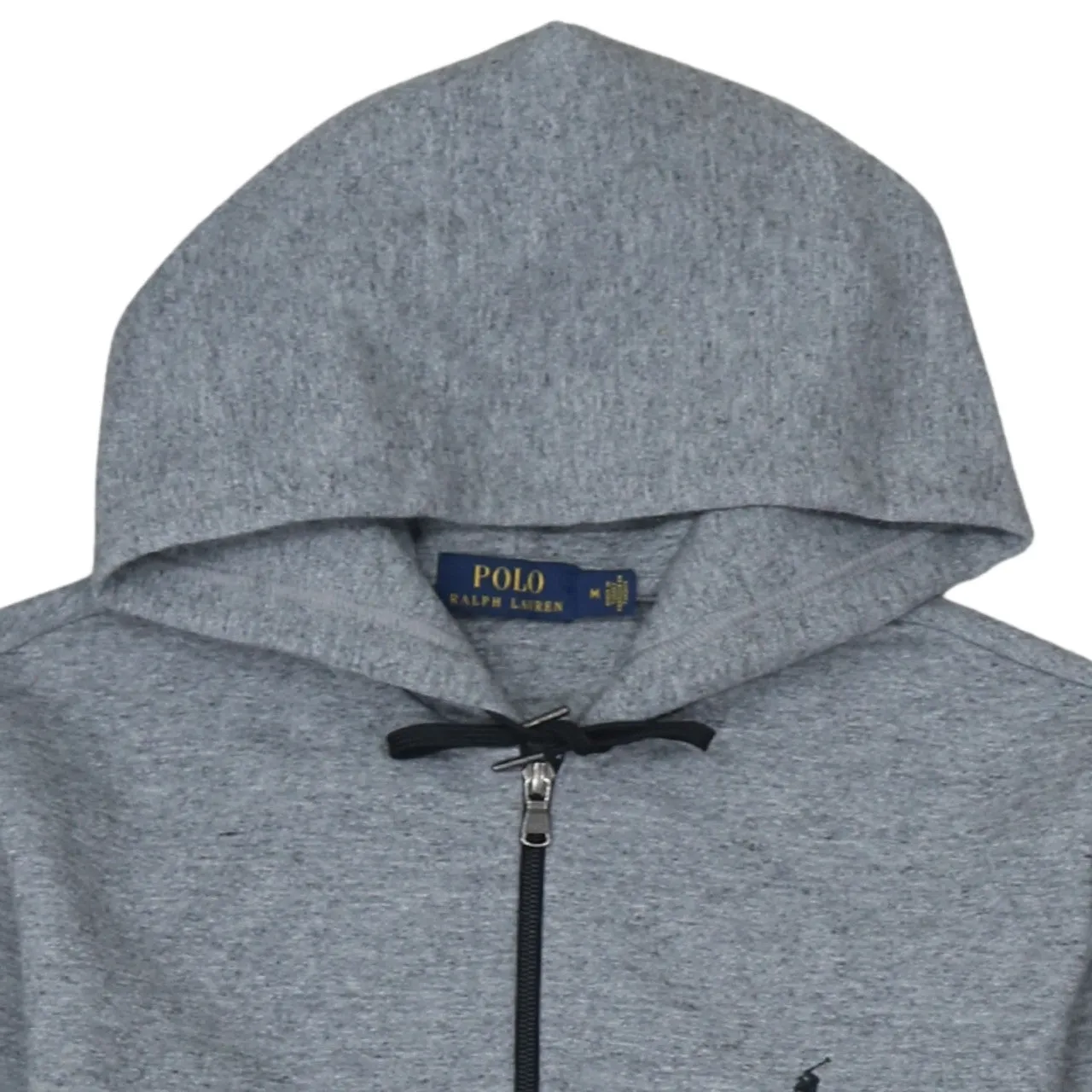 Polo Ralph Lauren 90's Lightweight Full Zip Up Hoodie Medium Grey sold by Vintage Club product image thumbnail 3