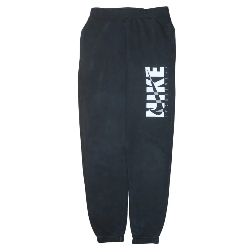 Nike 90's Swoosh Casual Joggers / Sweatpants Small Black sold by Vintage Club