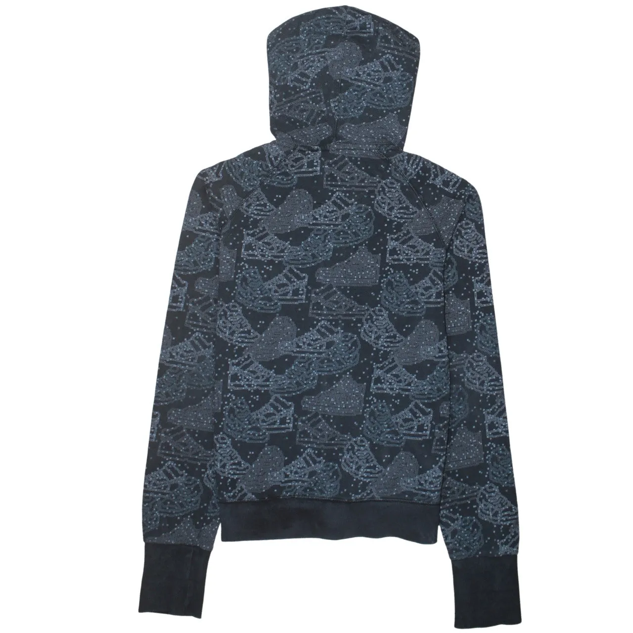 Nike 90's Swoosh Full Zip Up Hoodie XLarge Black sold by Vintage Club product image thumbnail 2
