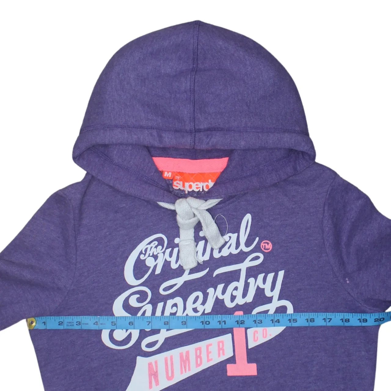 Super Dry 90's Spellout Pullover Hoodie Medium Purple sold by Vintage Club product image thumbnail 5