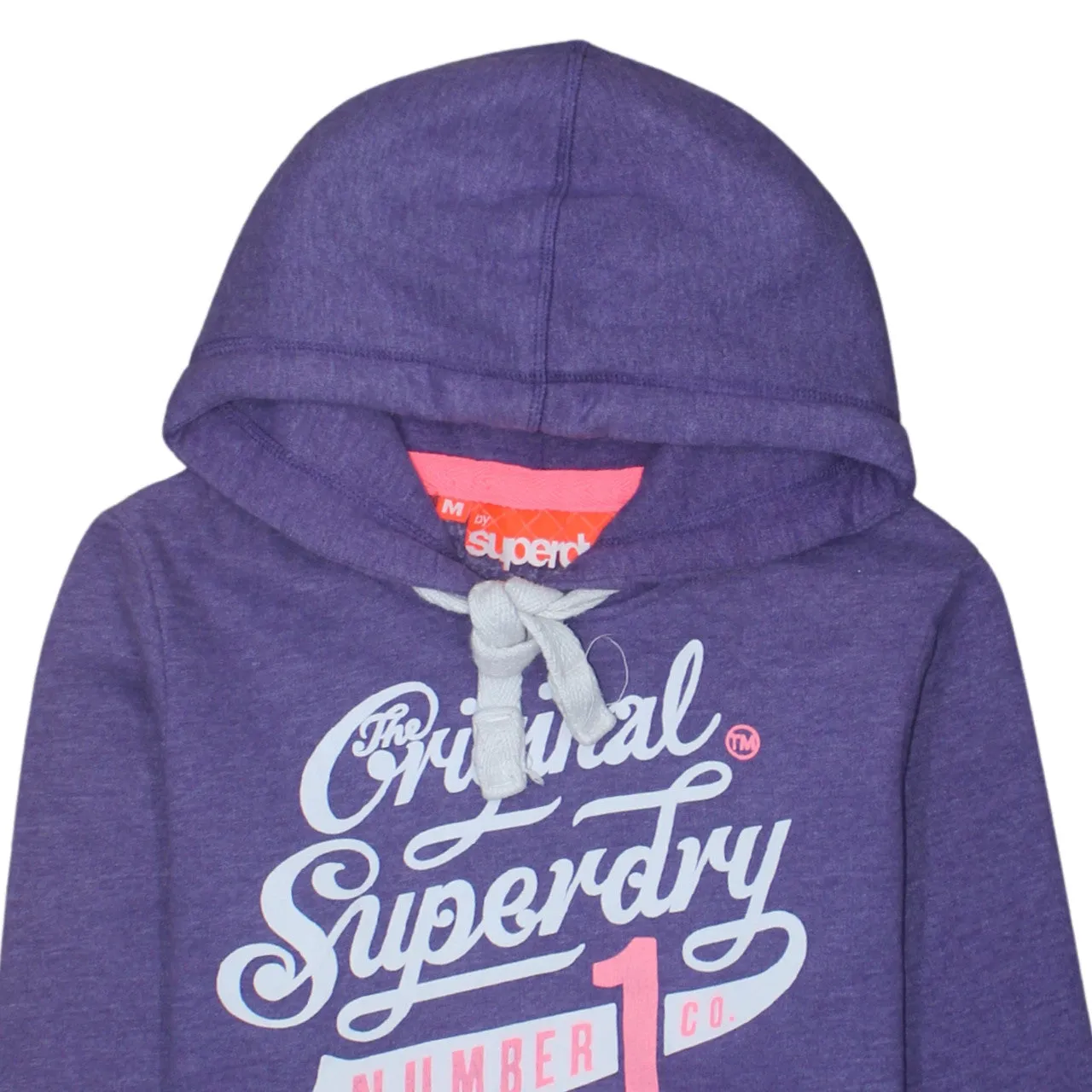Super Dry 90's Spellout Pullover Hoodie Medium Purple sold by Vintage Club product image thumbnail 3