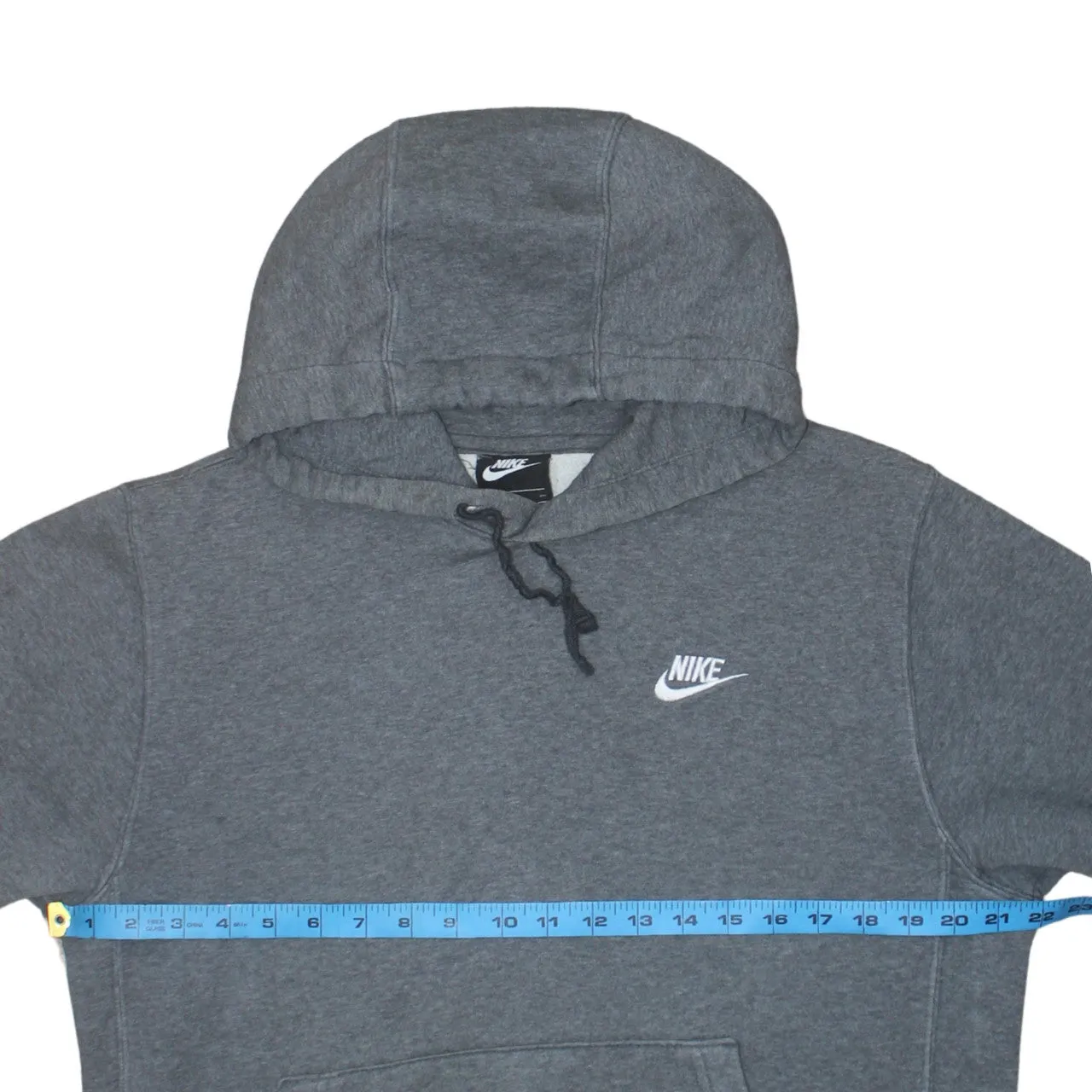 Nike 90's Swoosh Pullover Hoodie Small Grey sold by Vintage Club product image thumbnail 5