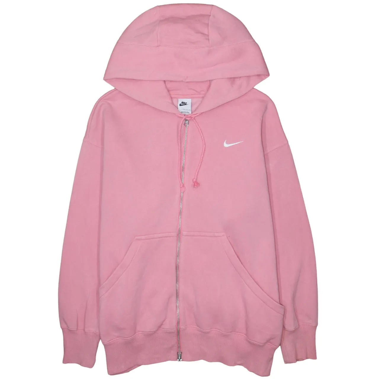 Nike 90's Swoosh Full Zip Up Hoodie Large Pink sold by Vintage Club