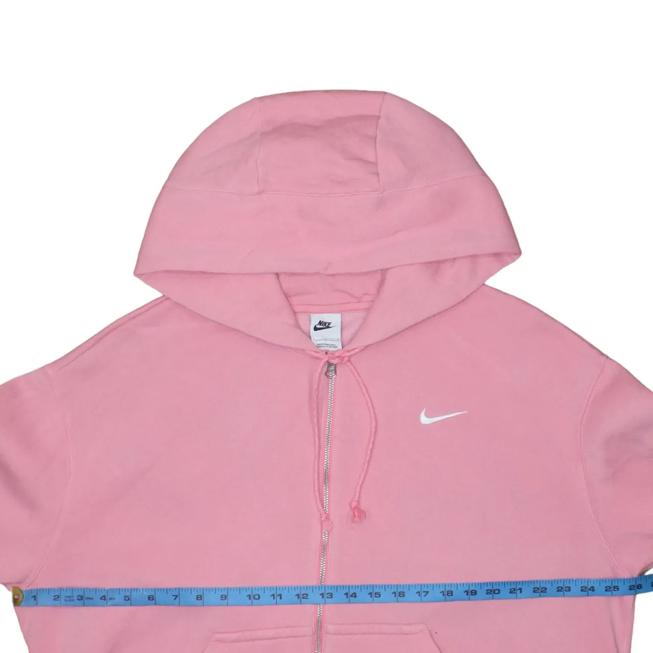 Nike 90's Swoosh Full Zip Up Hoodie Large Pink sold by Vintage Club product image thumbnail 5