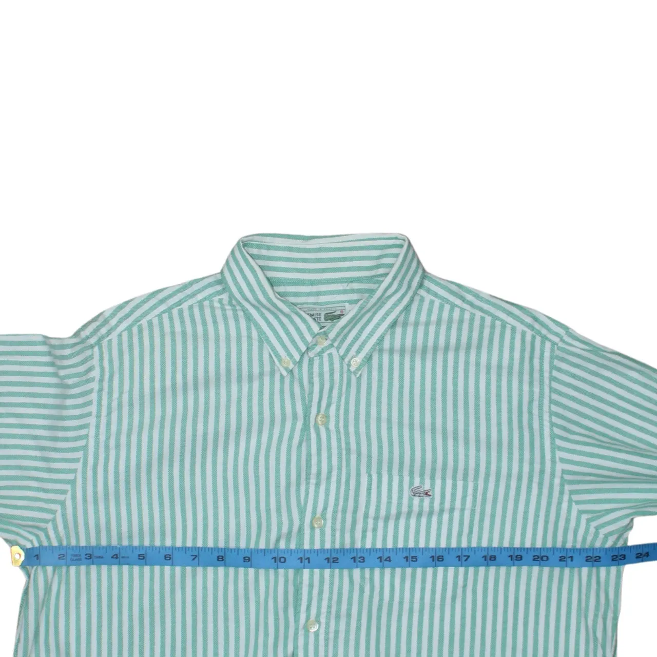 Lacoste 90's Long Sleeve Button Up Shirt Large Green sold by Vintage Club product image thumbnail 5