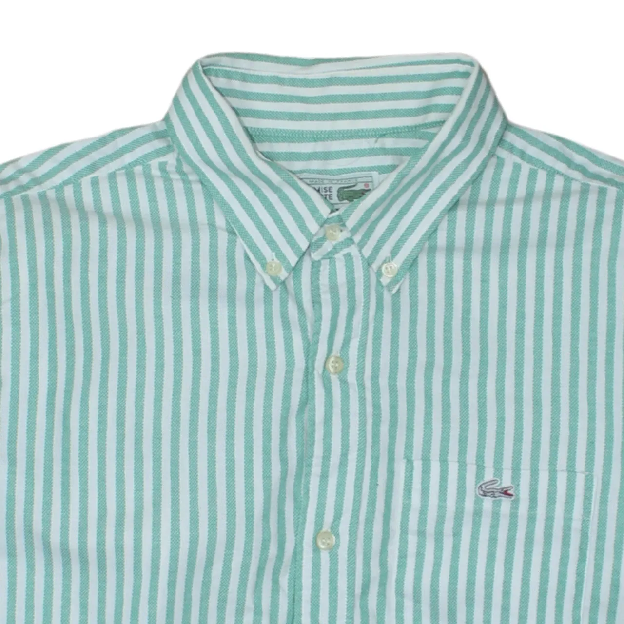 Lacoste 90's Long Sleeve Button Up Shirt Large Green sold by Vintage Club product image thumbnail 3