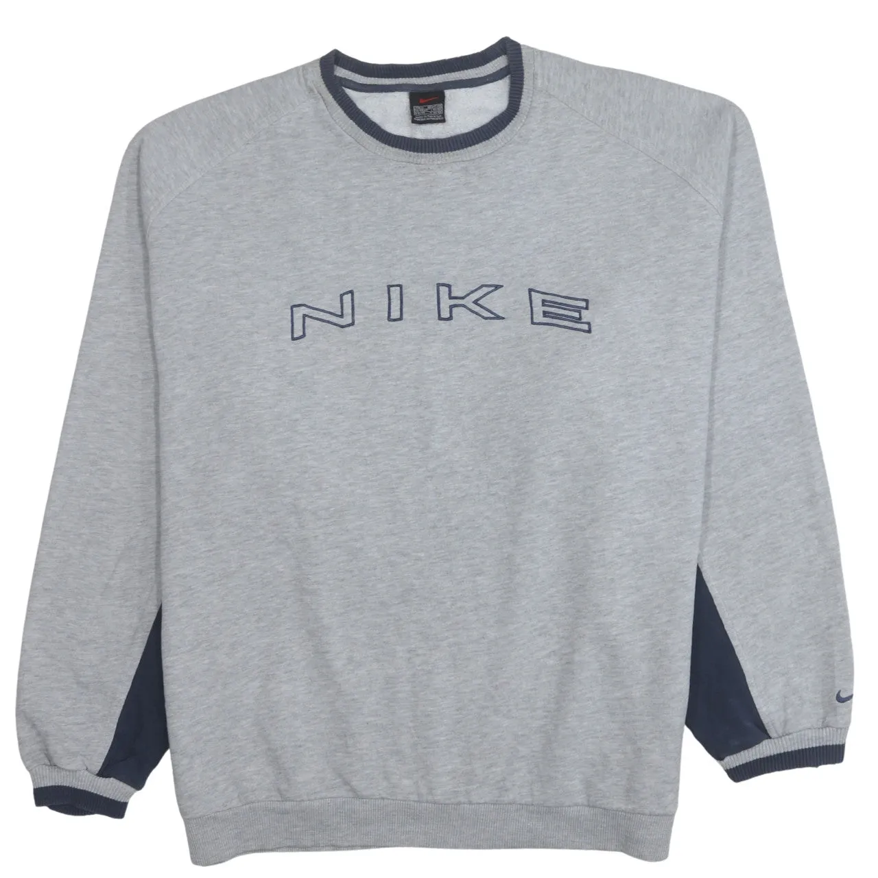 Nike 90's Spellout Crew Neck Sweatshirt XLarge Grey sold by Vintage Club