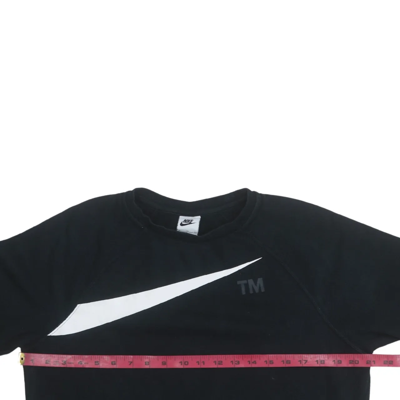 Nike 90's Swoosh Crew Neck Sweatshirt XLarge Black sold by Vintage Club product image thumbnail 5