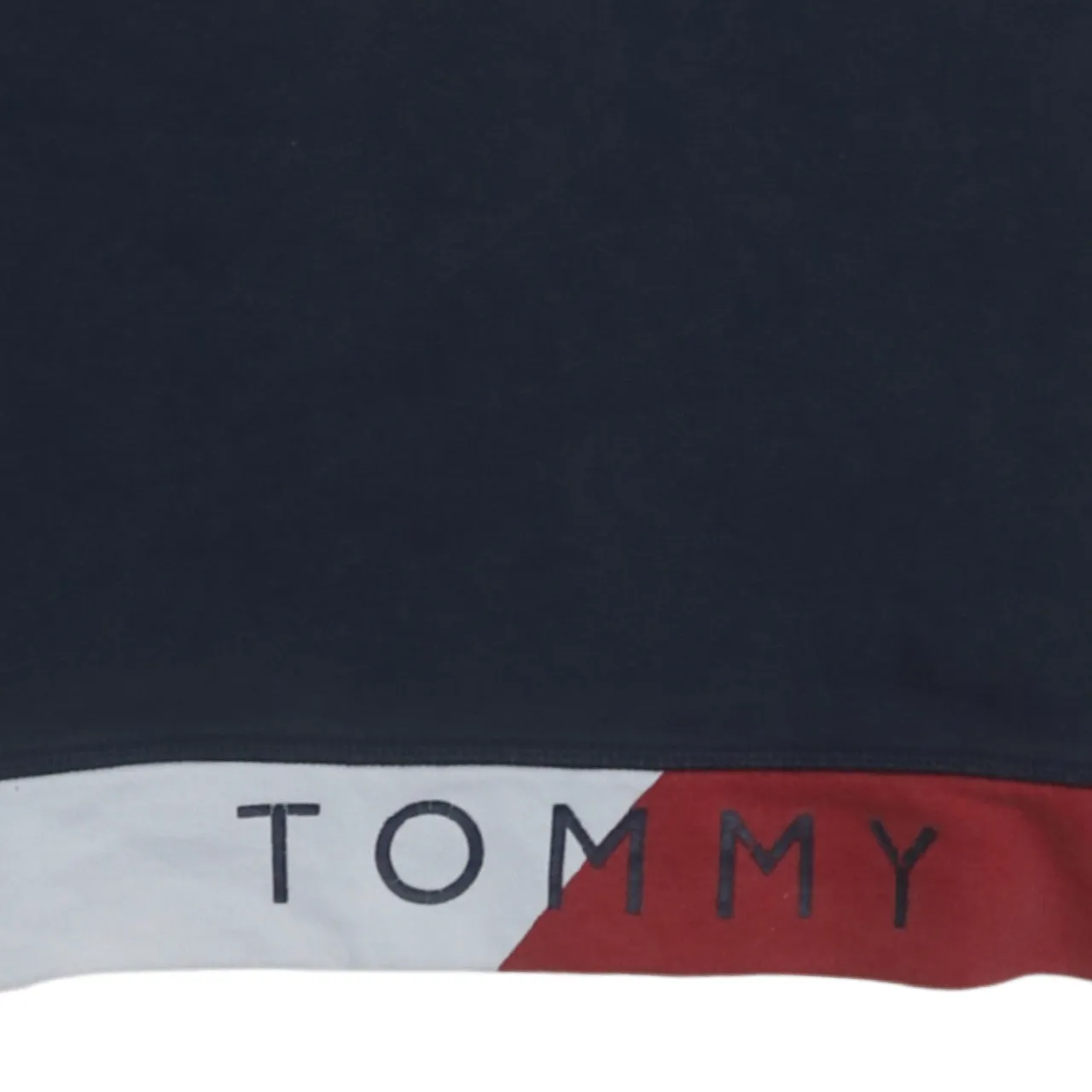 Tommy Hilfiger 90's Plain Crew Neck Sweatshirt Small Navy Blue sold by Vintage Club product image thumbnail 4