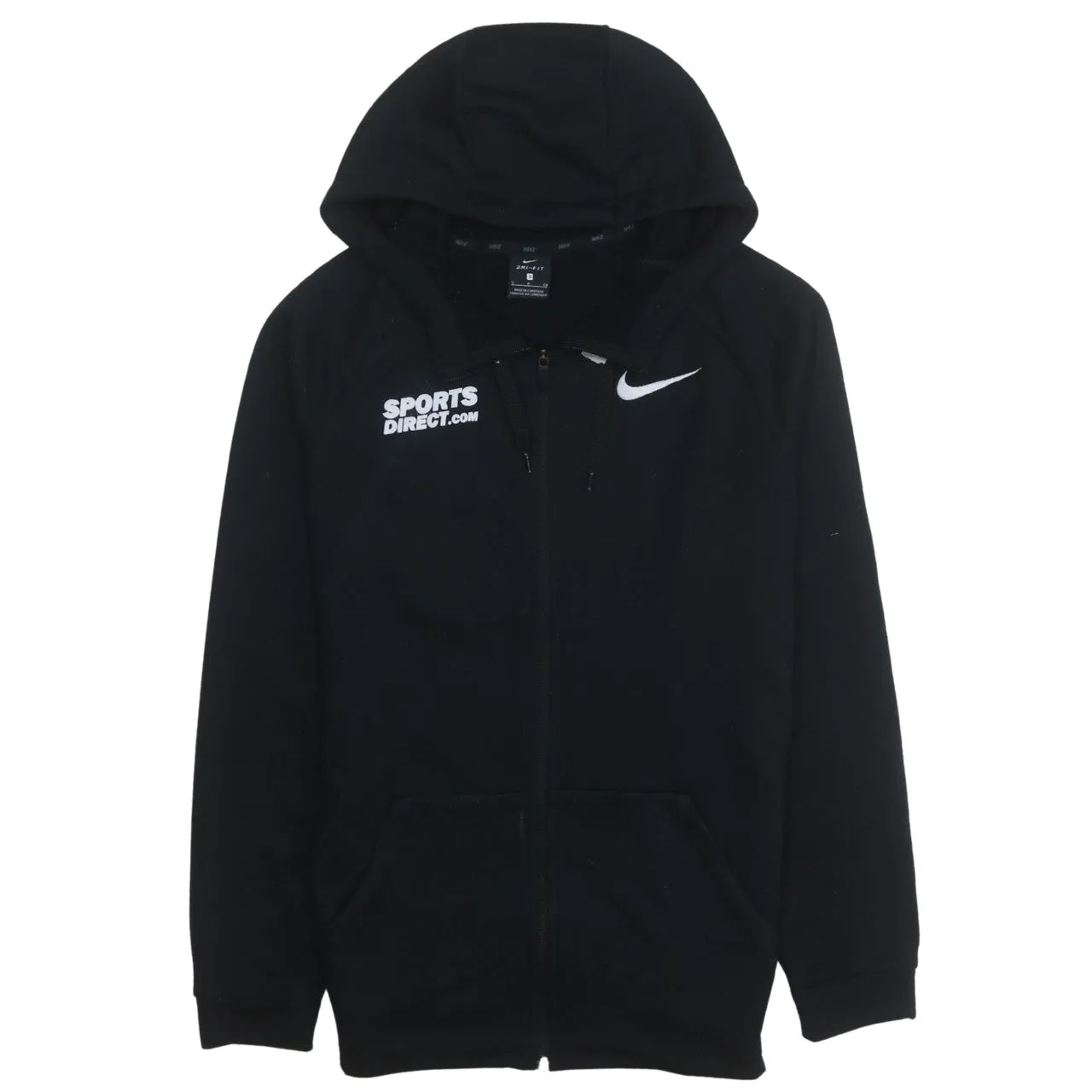 Nike 90's Swoosh Full Zip Up Hoodie Small Black sold by Vintage Club