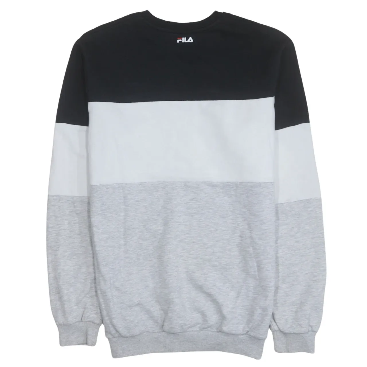 Fila 90's Spellout Crew Neck Sweatshirt Small Black sold by Vintage Club product image thumbnail 2