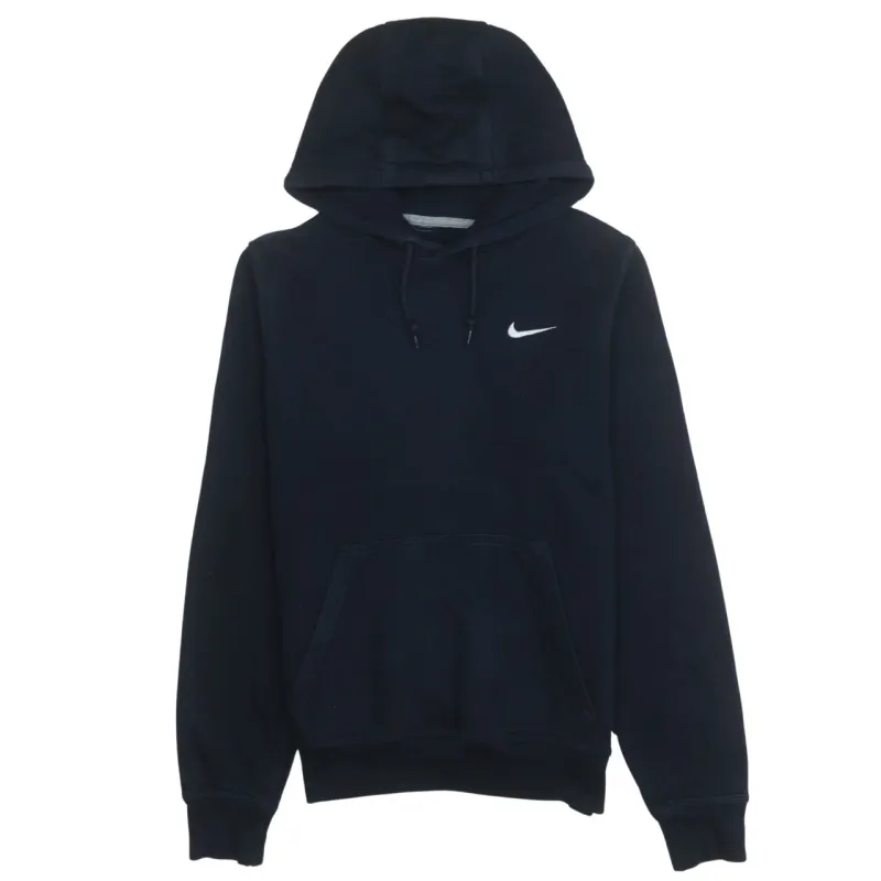 Nike 90's Swoosh Pullover Hoodie Small  Navy Blue sold by Vintage Club