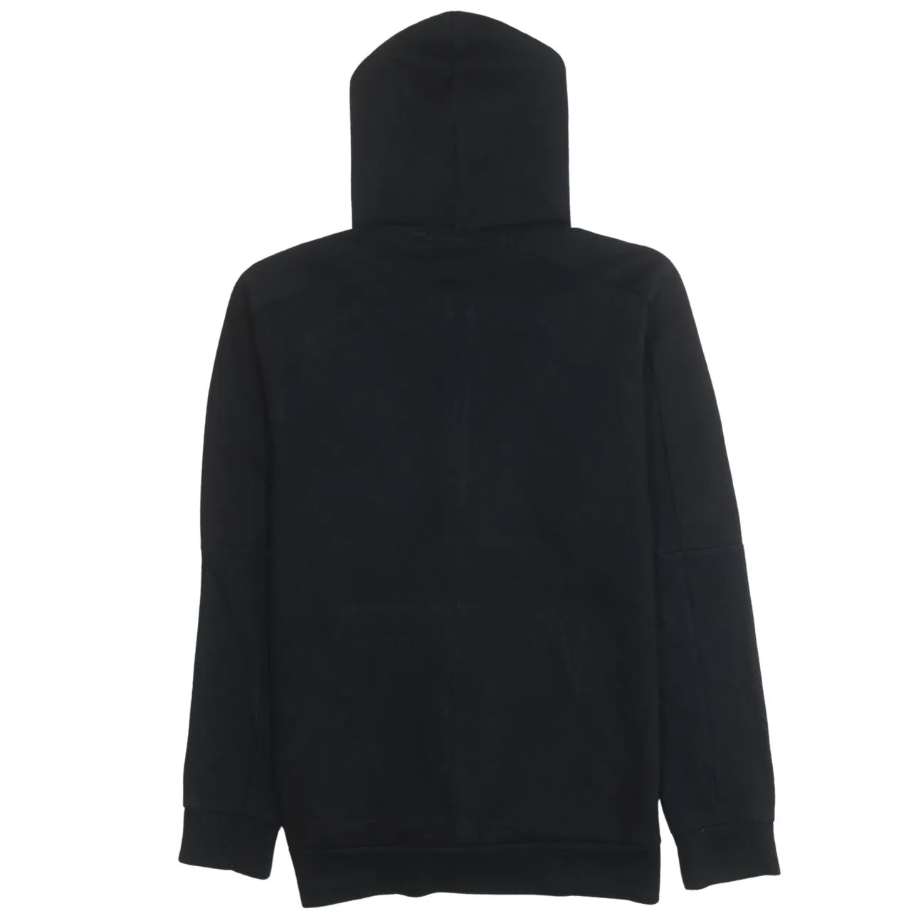 Adidas 90's Drawstring Pockets Full Zip Up Hoodie Medium Black sold by Vintage Club product image thumbnail 2