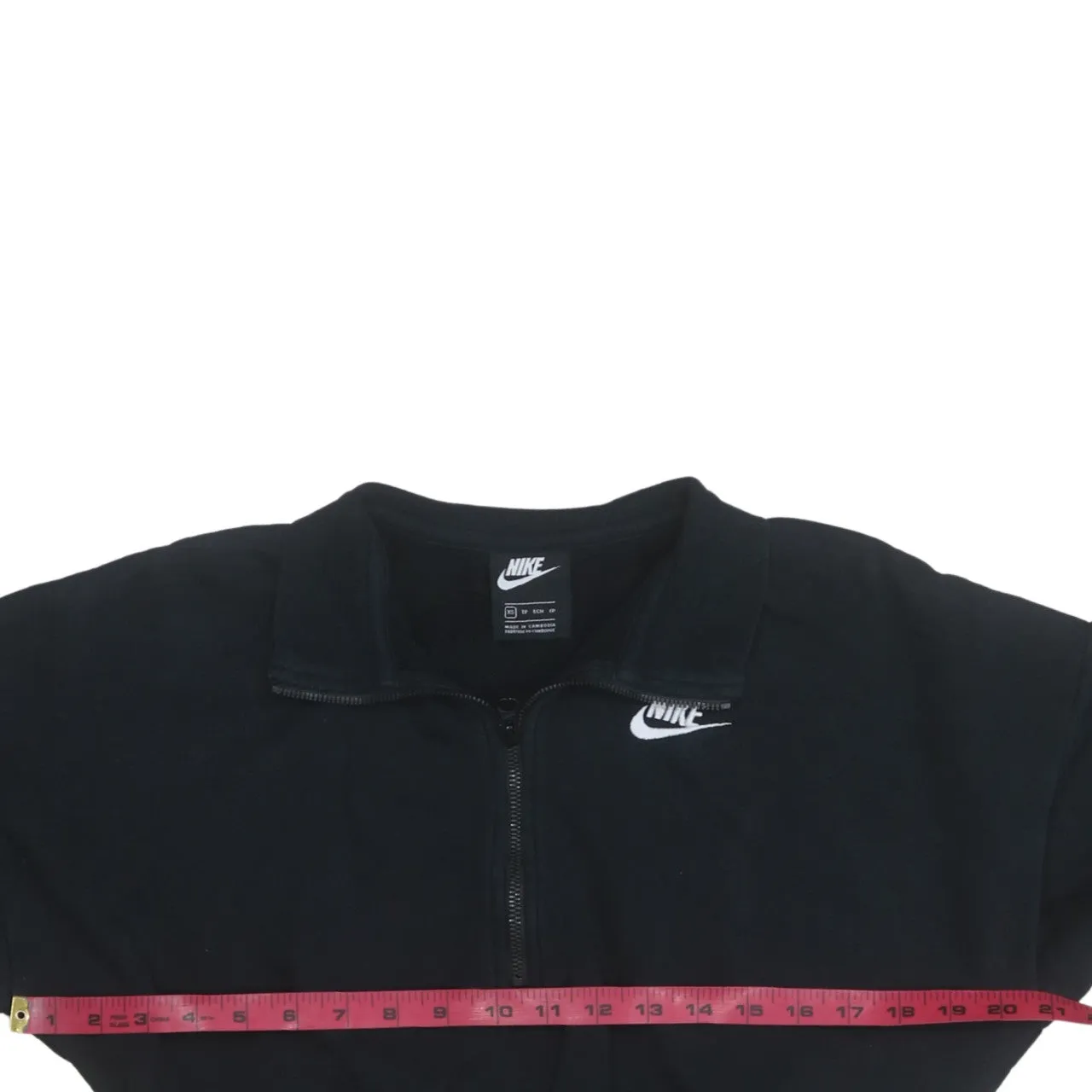 Nike 90's Swoosh Quarter Zip Sweatshirt XSmall Black sold by Vintage Club product image thumbnail 5