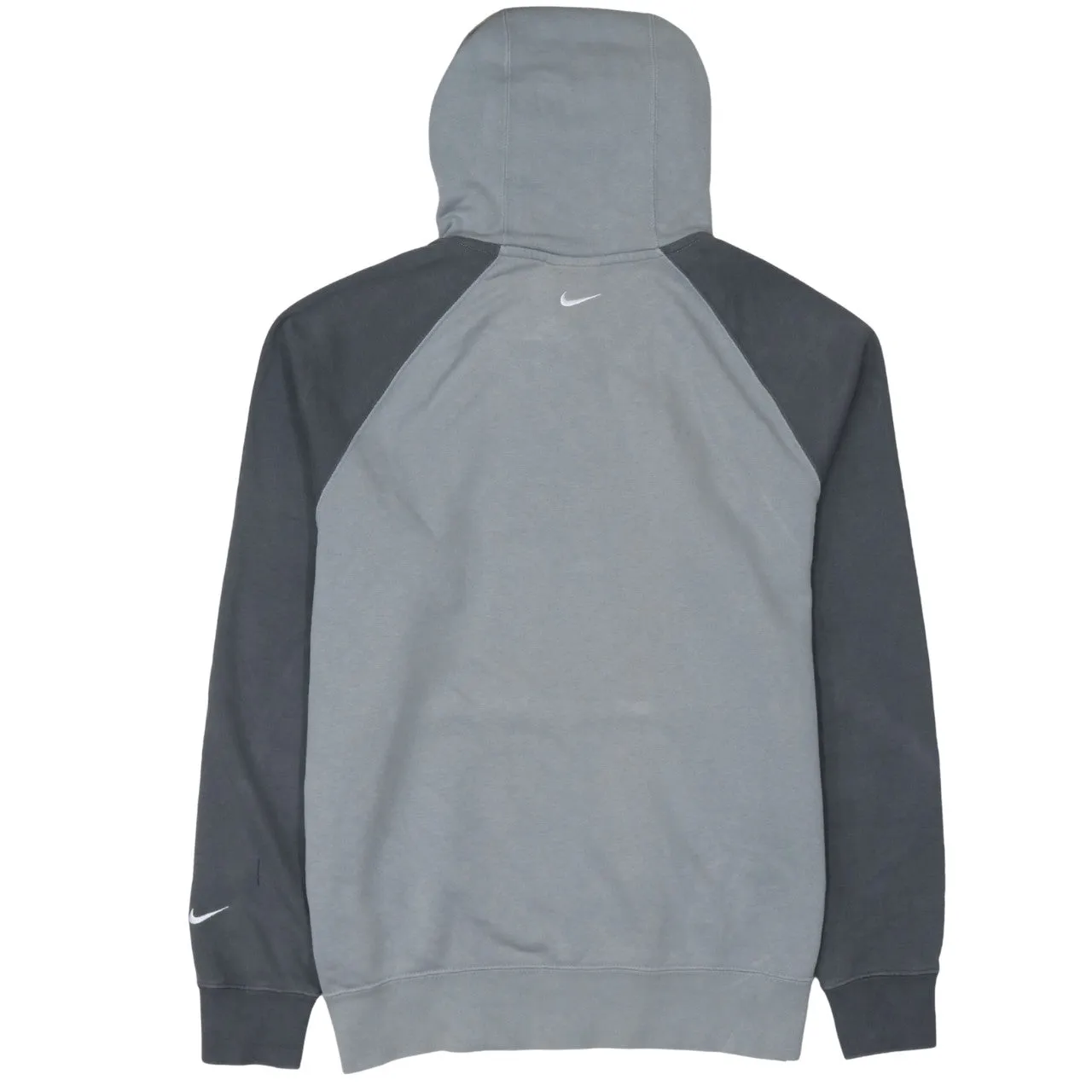 Nike 90's Center Middle Swoosh Pullover Hoodie Medium Grey sold by Vintage Club product image thumbnail 2