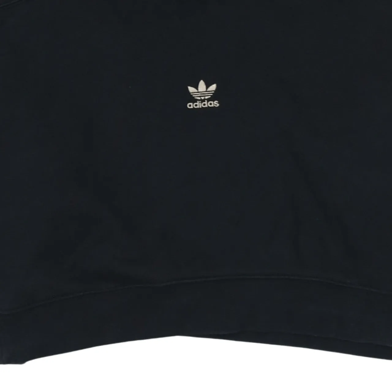 Adidas 90's Crop Pullover Hoodie Medium Black sold by Vintage Club product image thumbnail 4