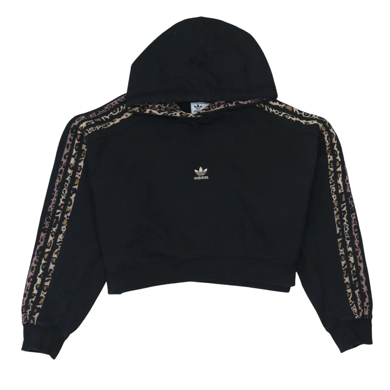 Adidas 90's Crop Pullover Hoodie Medium Black sold by Vintage Club