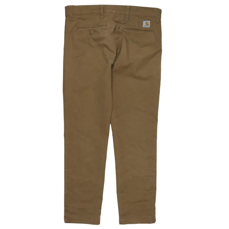 Carhartt 90's Drawstring Pockets Casual Trousers / Pants 32 Tan Brown sold by Vintage Club