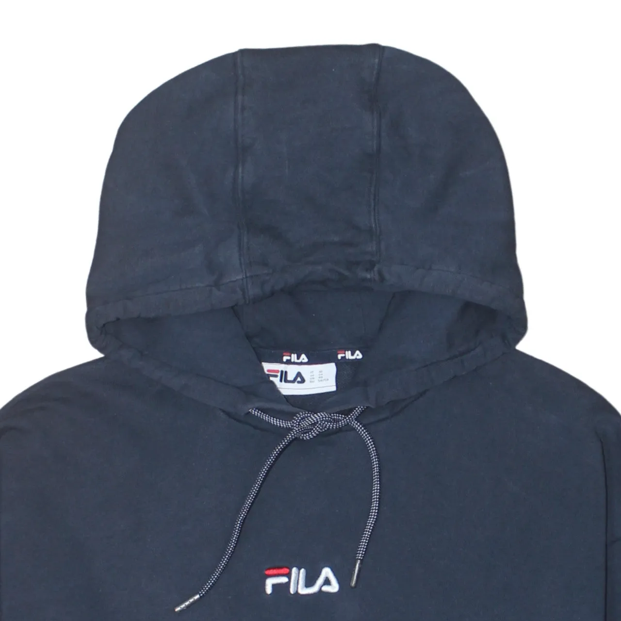 Fila 90's Lightweight Pullover Hoodie XXLarge Navy Blue sold by Vintage Club product image thumbnail 3