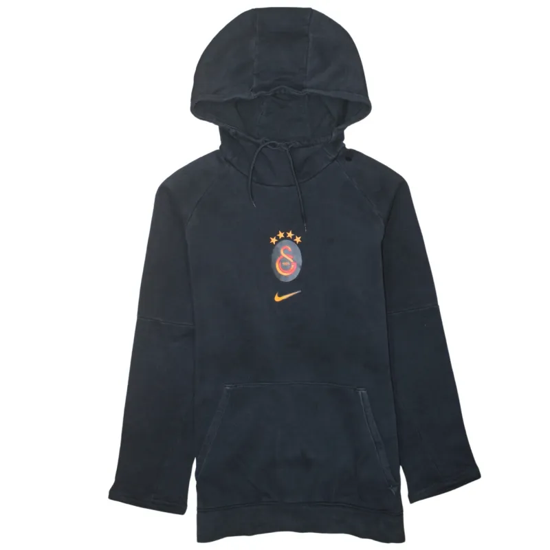 Nike 90's Center Middle Swoosh Pullover Hoodie Small Black sold by Vintage Club