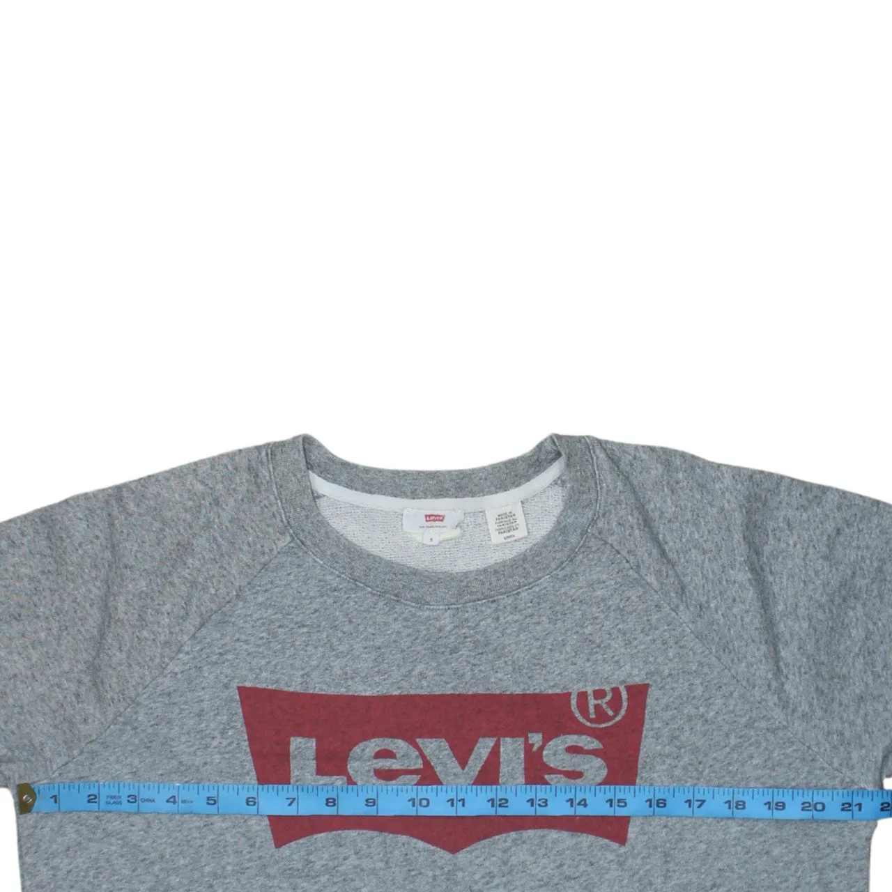 Levi's 90's Spellout Crew Neck Sweatshirt Small Grey sold by Vintage Club product image thumbnail 5