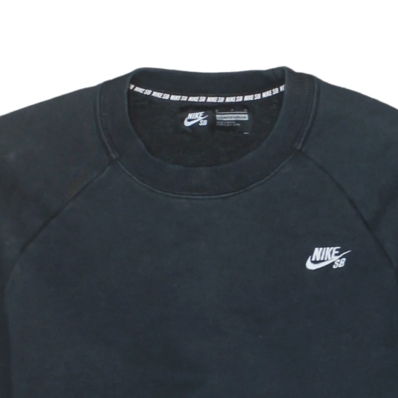Nike 90's Swoosh Crew Neck Sweatshirt Small Black sold by Vintage Club product image thumbnail 3