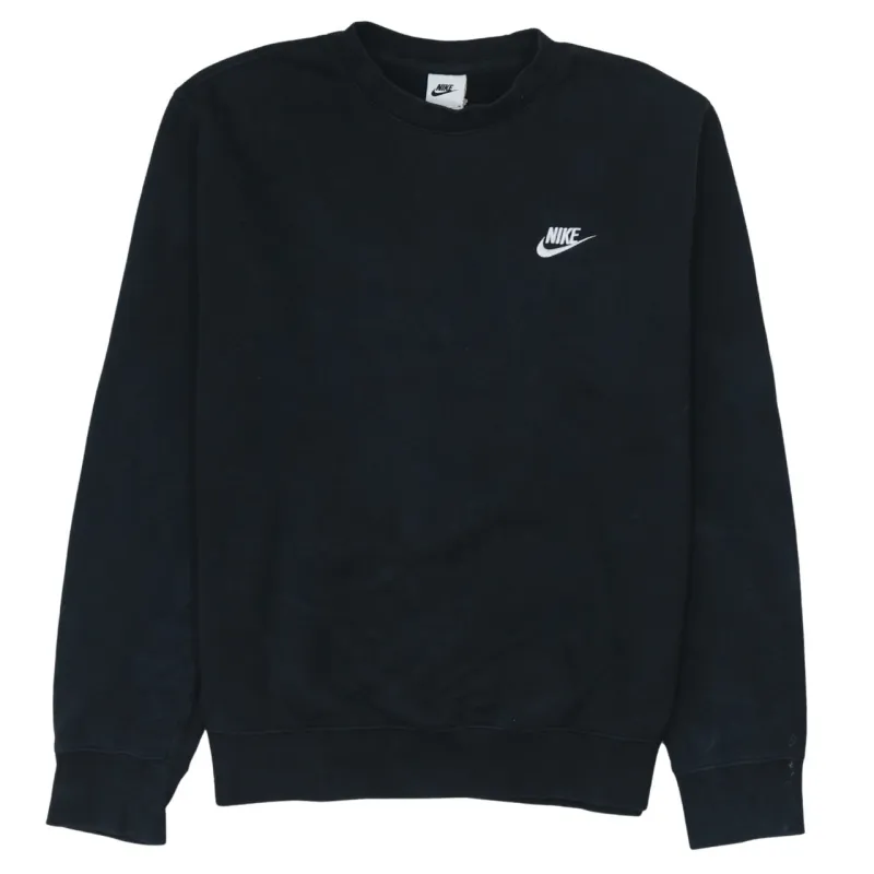 Nike 90's Swoosh Crew Neck Sweatshirt Medium Black sold by Vintage Club