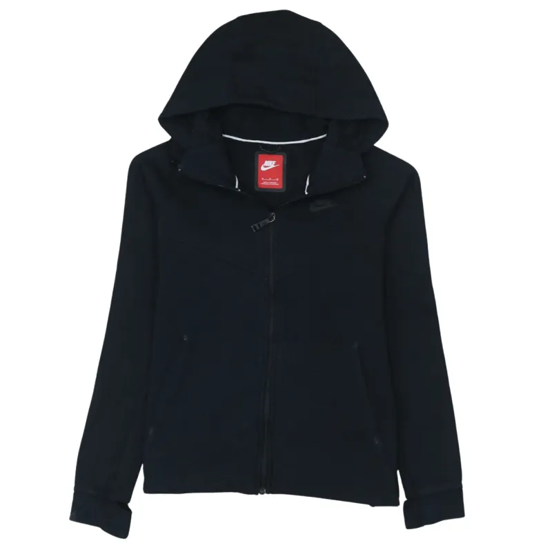 Nike 90's Swoosh Full Zip Up Hoodie Medium Black sold by Vintage Club