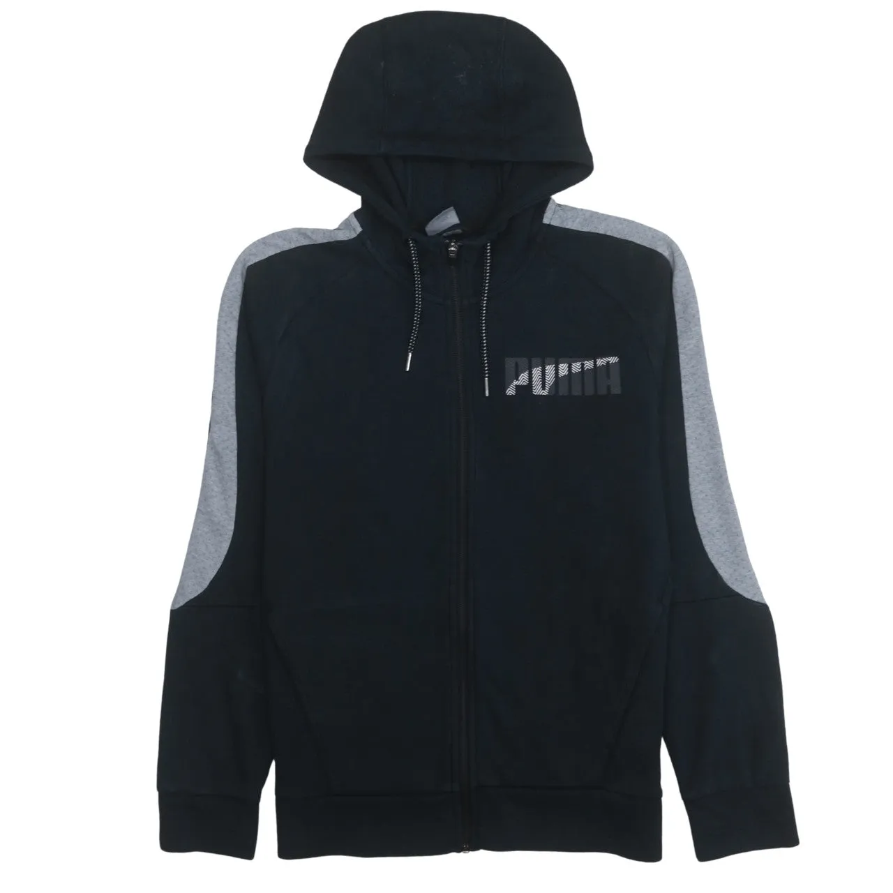 Puma 90's Sportswear Full Zip Up Hoodie Medium Black sold by Vintage Club