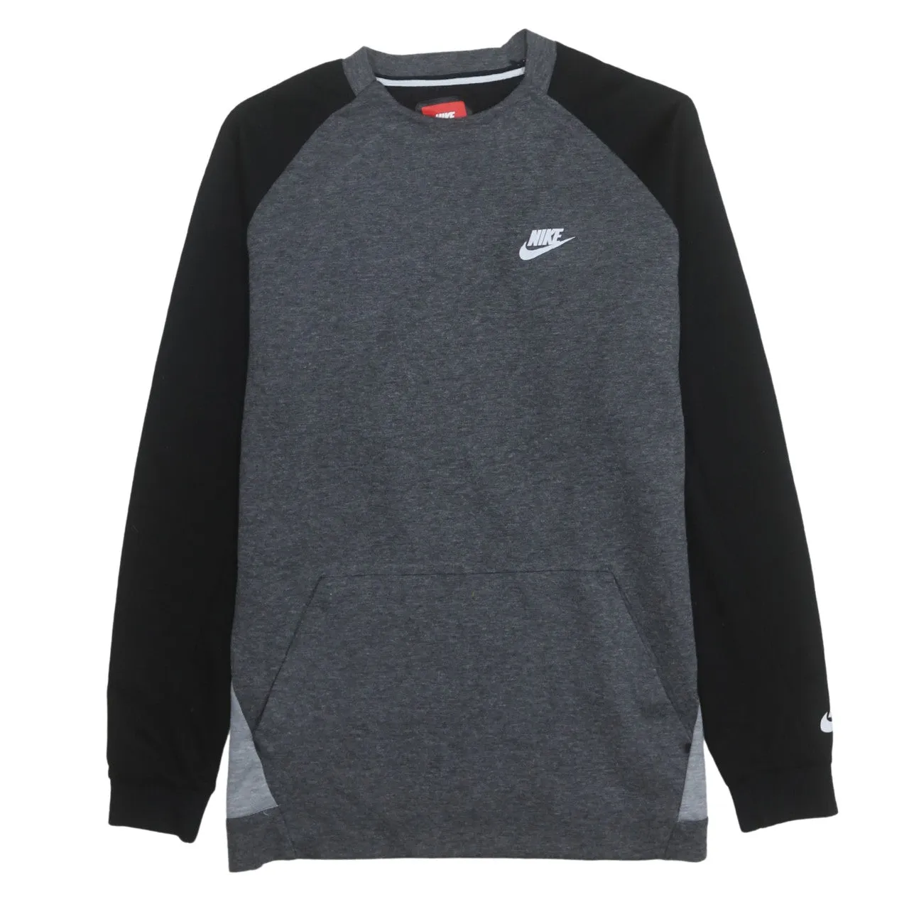 Nike 90's Swoosh Crew Neck Sweatshirt Medium Grey sold by Vintage Club