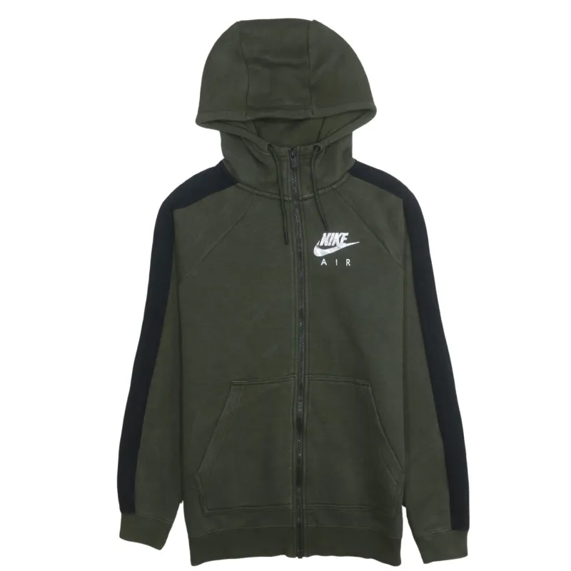 Nike 90's Swoosh Full Zip Up Hoodie XSmall Green made by Nike